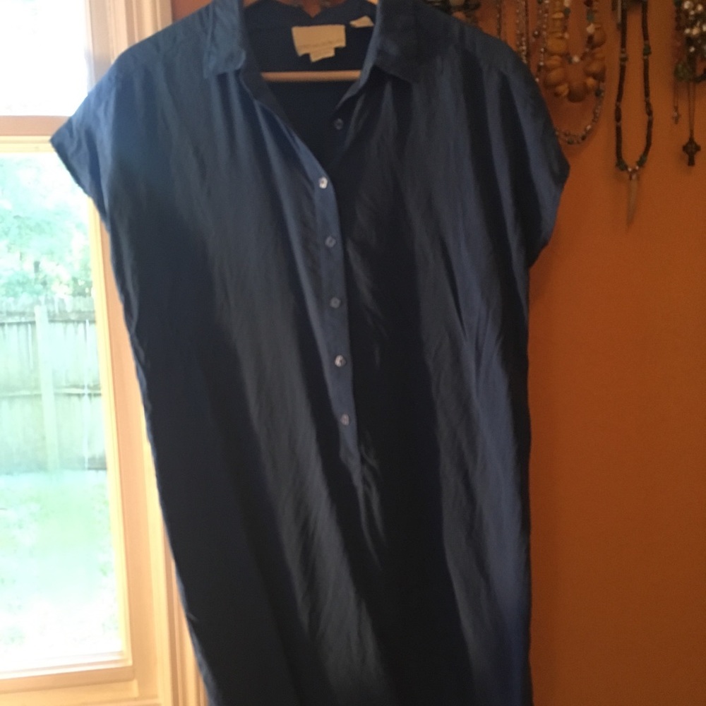 Blue Silk Cynthia Rowley Dress